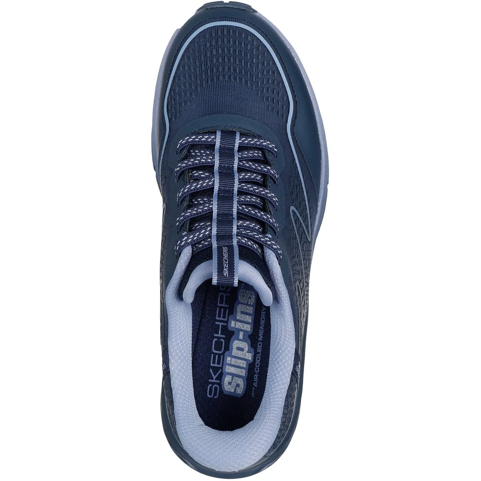 Skechers Womens Switch Back Mist Hiking Shoes Navy Hiking Outfit Extreme Protection