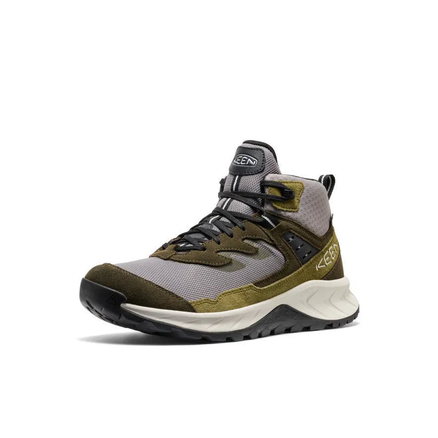 Synthetic Upper Ultra Traction Men's Hightrail Waterproof Hiking Boot  |  Steel Grey/Forest Night