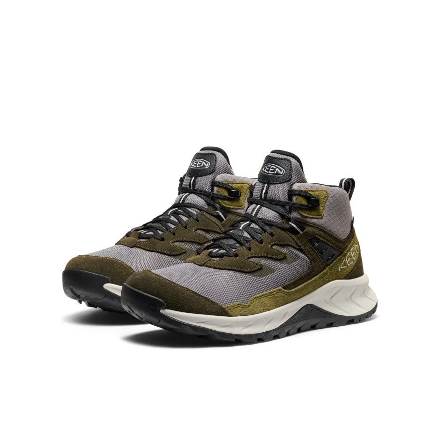 Men's Hightrail Waterproof Hiking Boot  |  Steel Grey/Forest Night Trail Experience Heavy Impact Fit