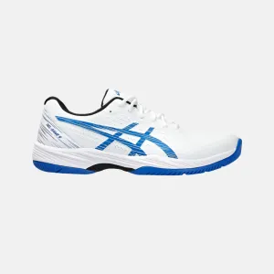 Anti Slip Asics GEL-GAME 9 Men's Tennis Shoes -White/Tuna Blue