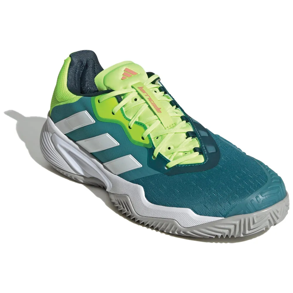 adidas Barricade Clay Court Tennis Shoe (Mens) - Arctic Night/Cloud White/Wonder Clay Low Cut