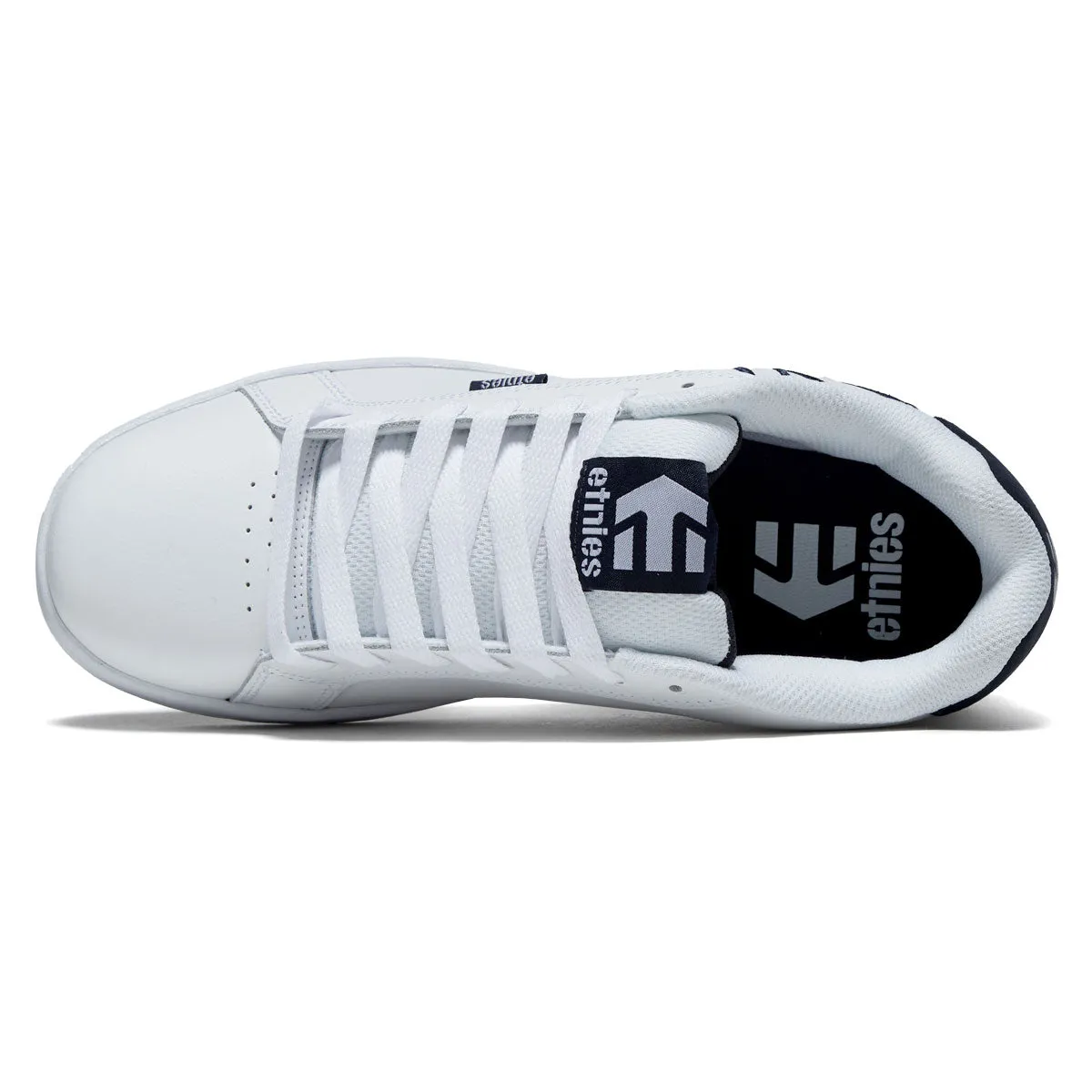 Board Zone Etnies Fader Shoes - White/White/Navy