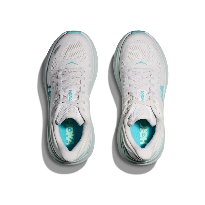 water - repellent - upper shoes floral running gear HOKA Bondi 9 B Womens Running Shoes
