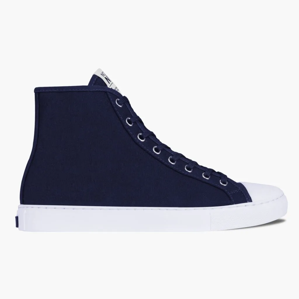 Women's Classic High Top | Navy x White Light Stride