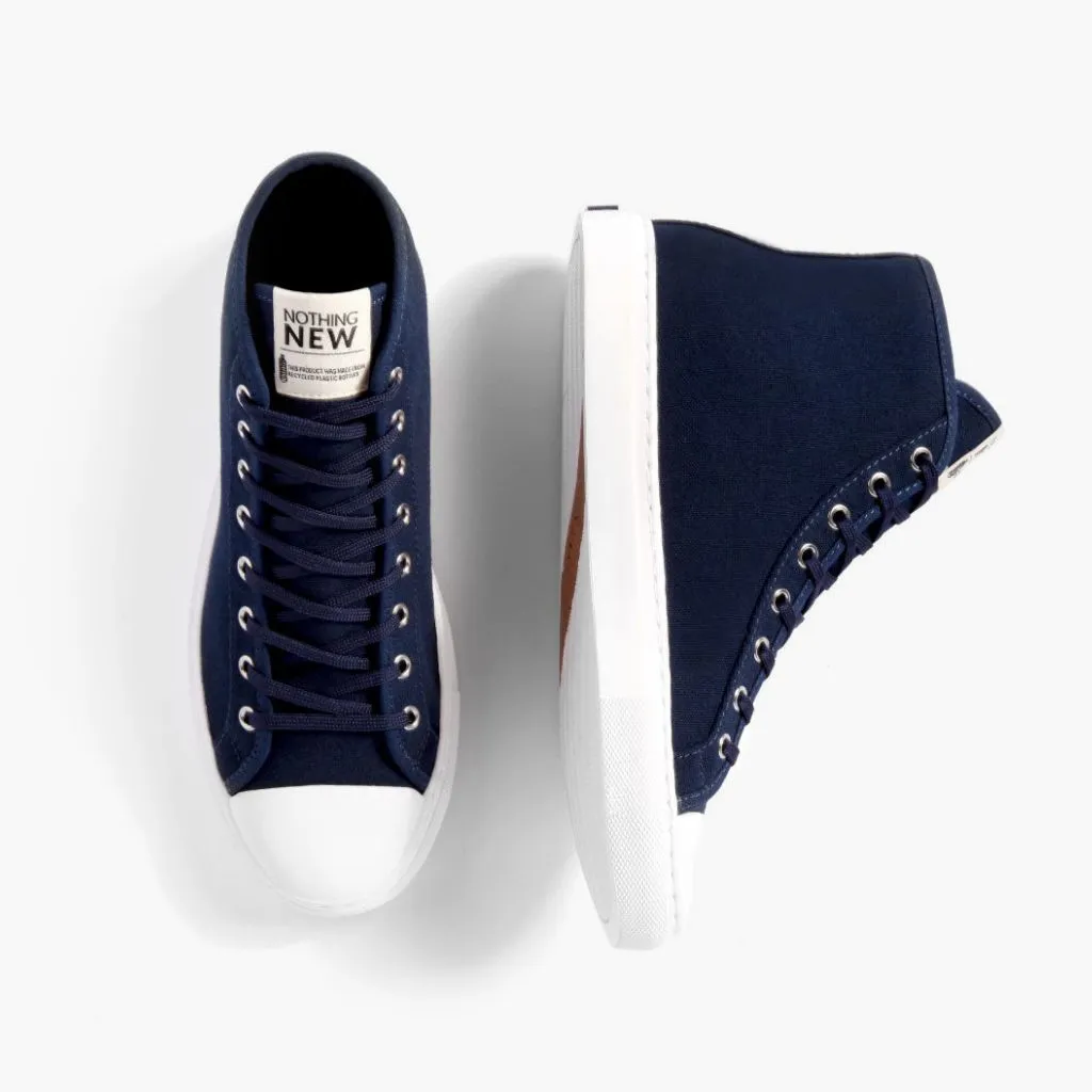 Women's Classic High Top | Navy x White Root Path SyntheticMaterial