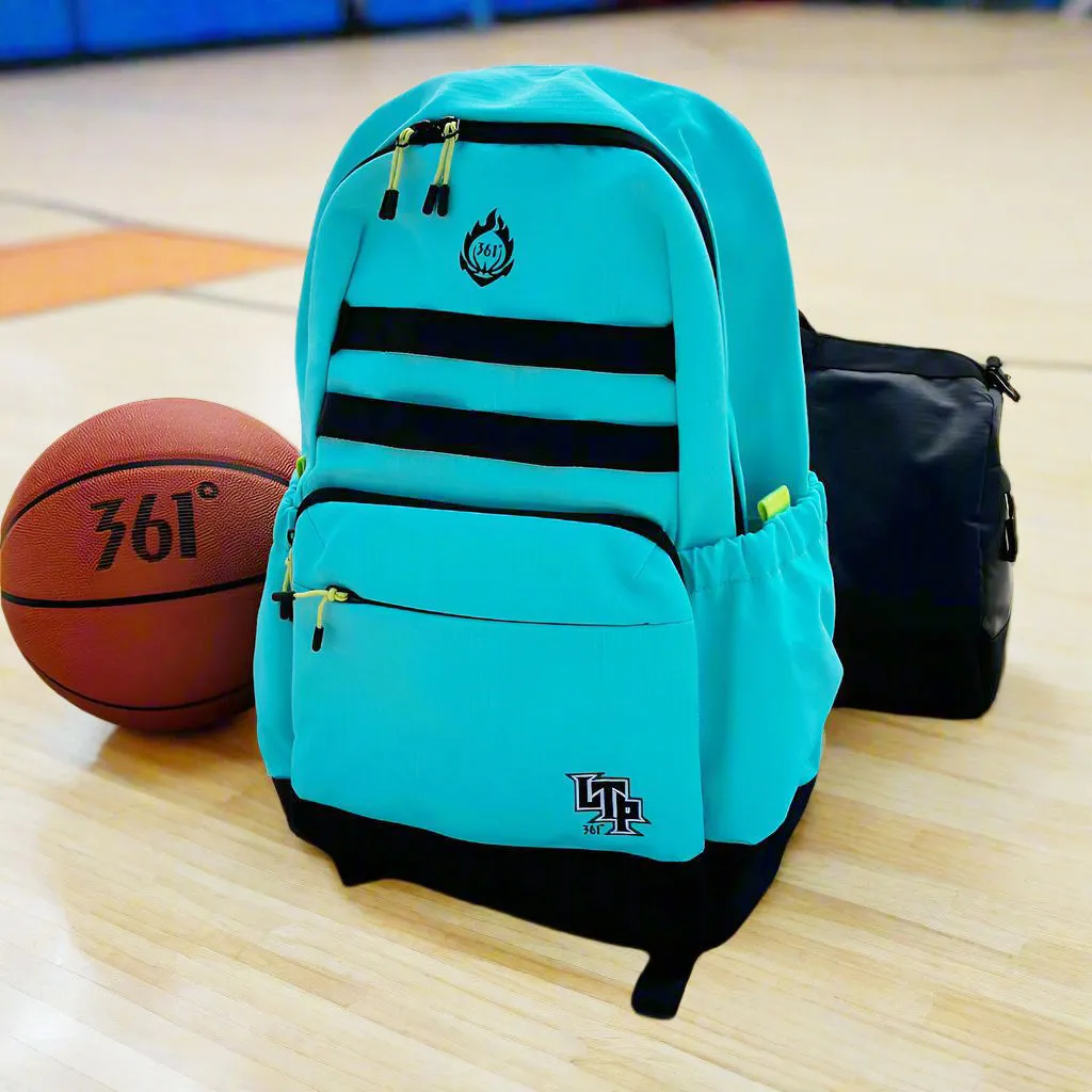 LTP Tour Backpack: Verdigris/Black Breathable mesh upper