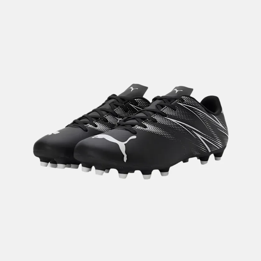 Puma Attacanto FG/AG Men's Football Shoes -Black/Silver Mist Tactical Moves