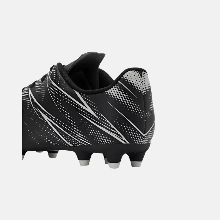 Puma Attacanto FG/AG Men's Football Shoes -Black/Silver Mist Toe Cushion Agile Control
