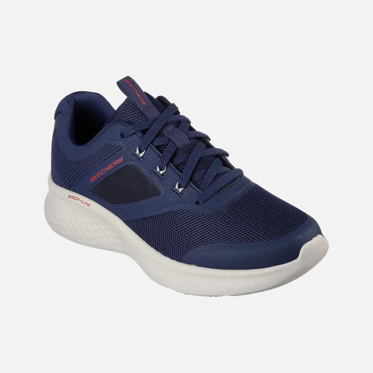 running stride Skechers Skech Lite Pro New Century Men's Running Shoes -Navy/Red
