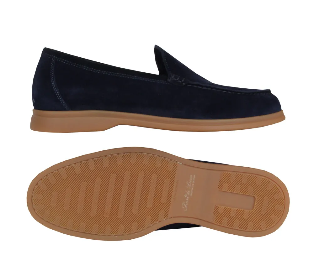 Canvas Upper Light Breeze Fiori Di Lusso Blue  Loafers