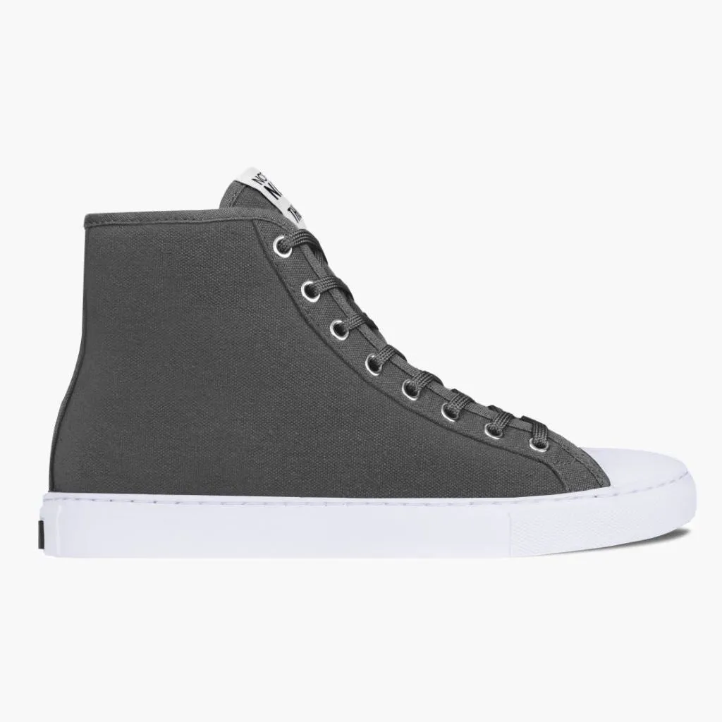 Street Fashion Men's Classic High Top | Grey x White