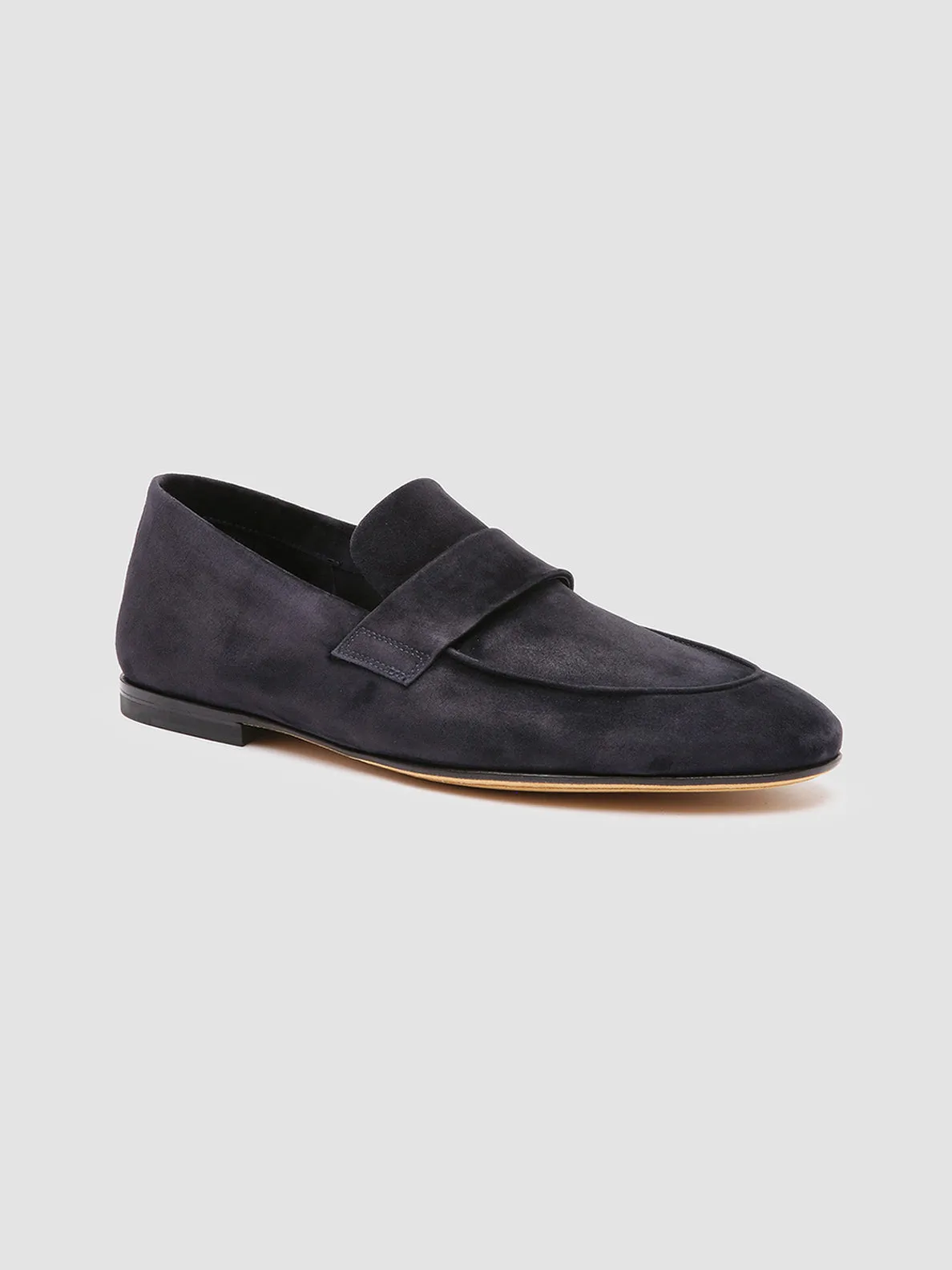 Bold Dash AIRTO 001 - Navy Suede Loafers