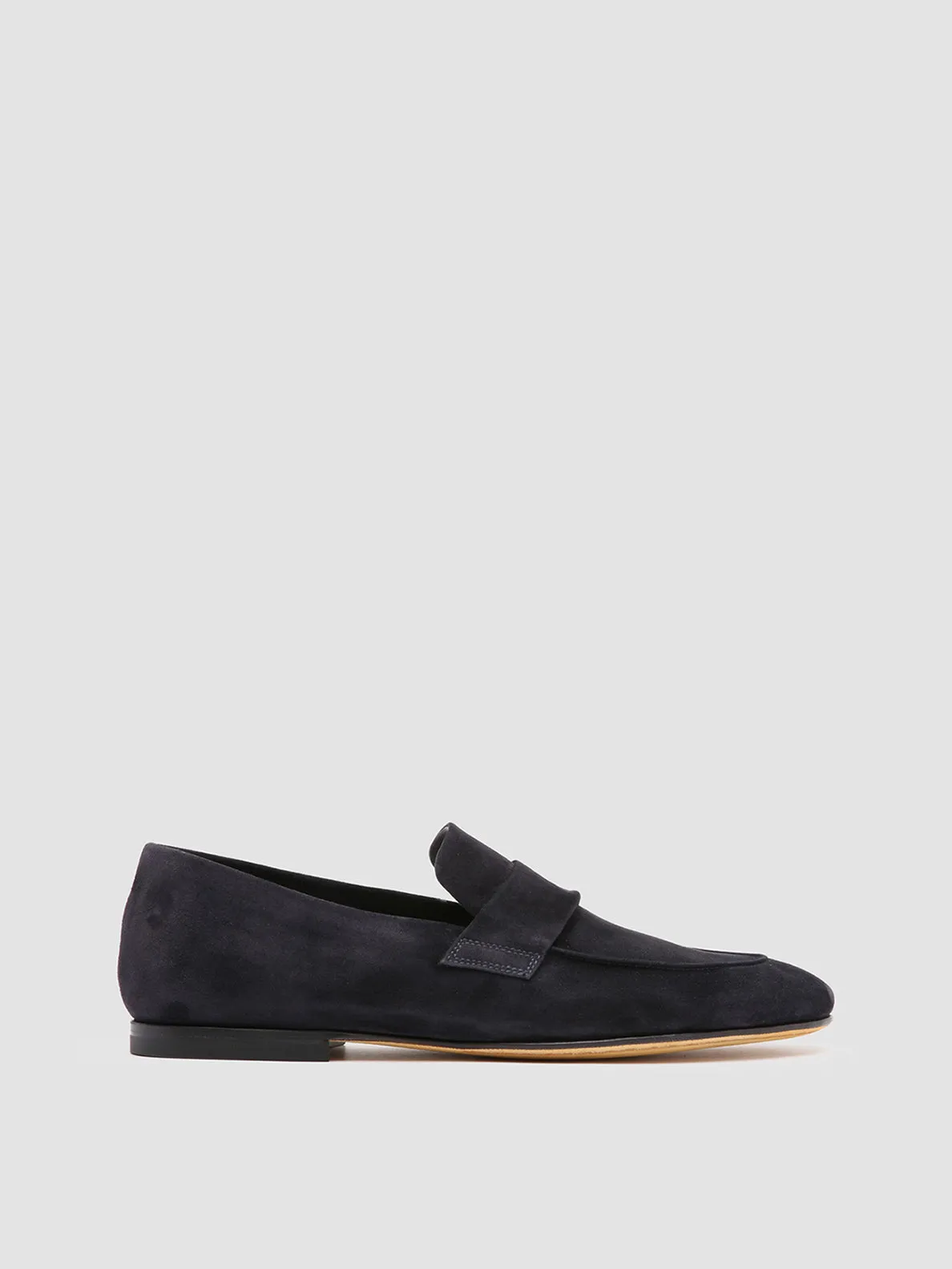 AIRTO 001 - Navy Suede Loafers Smart Look Even Step