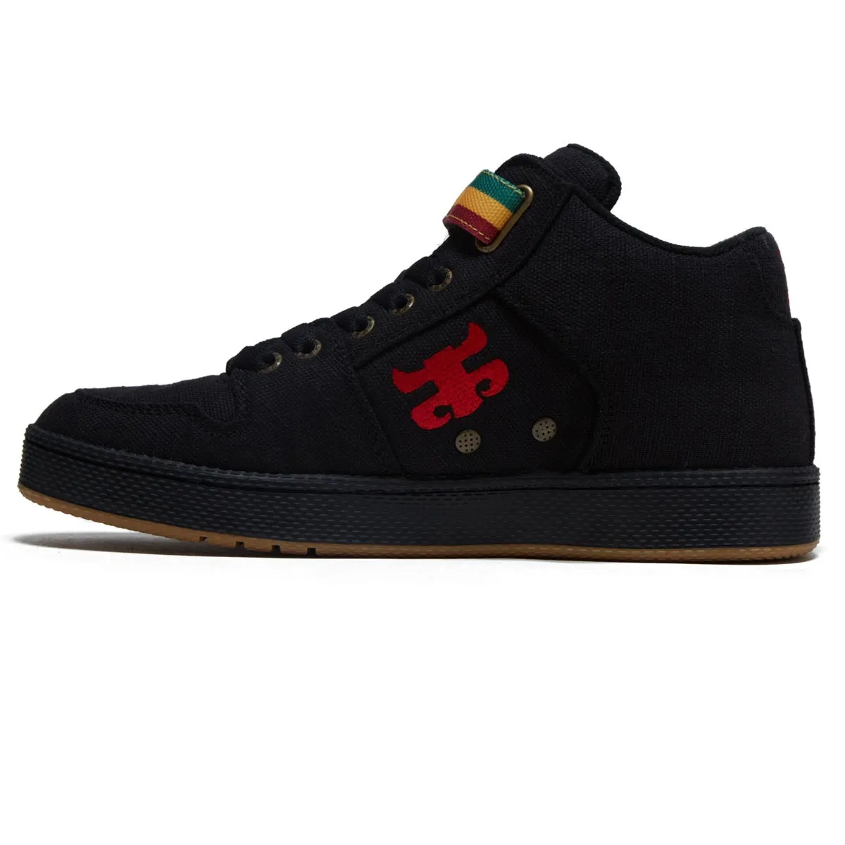 IPath Grasshopper Shoes - Black Rasta Breathable Freestyle Fit