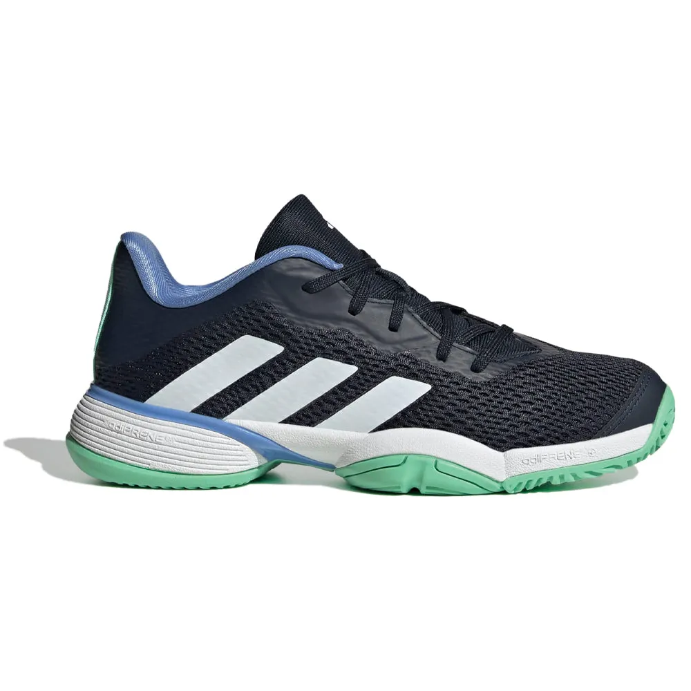 adidas Barricade Tennis Shoes (Junior) - Legend Ink/Cloud White/Blue Fusion Street Look
