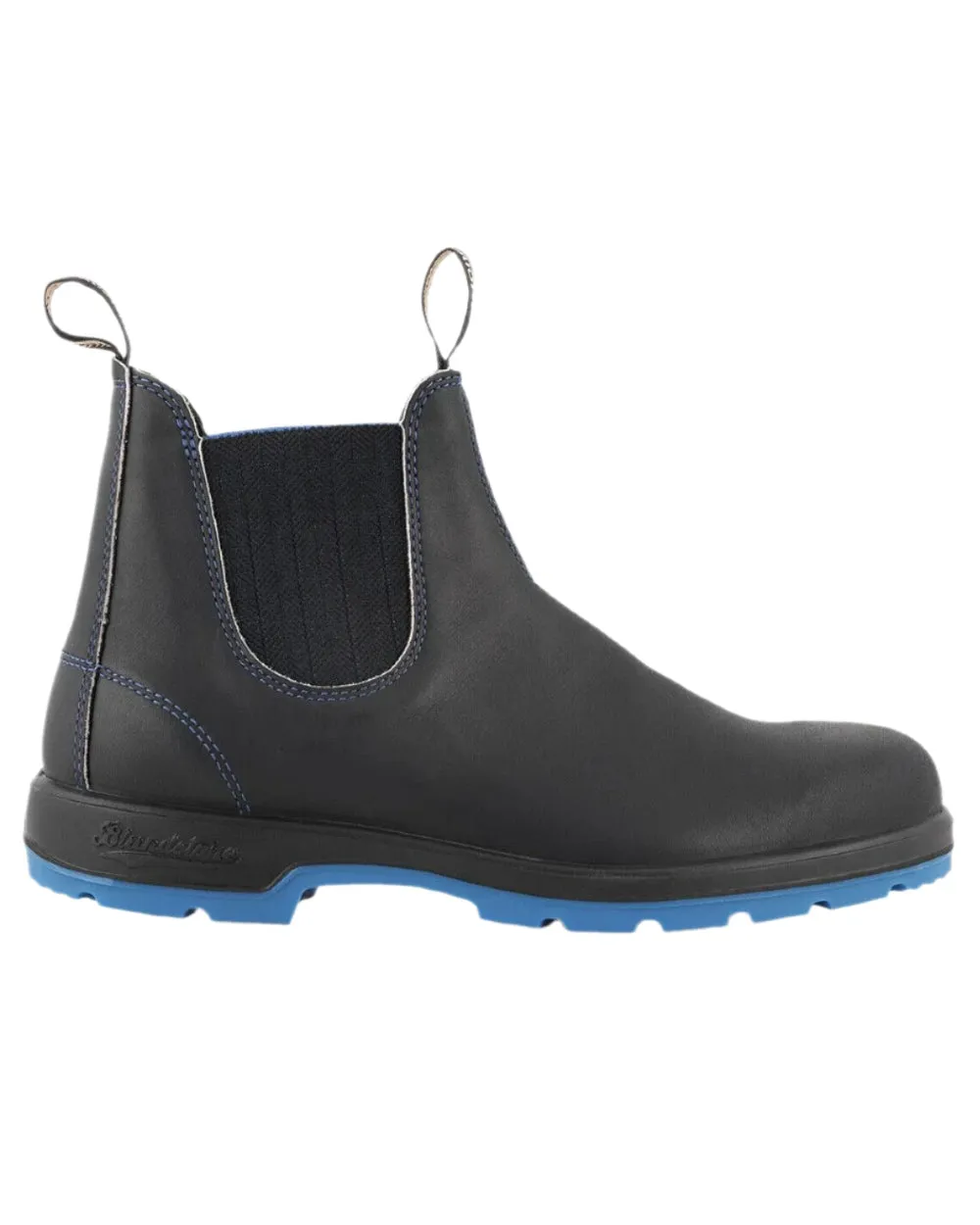 Blundstone 2343 Black Blue Chelsea Boots Enduring Style
