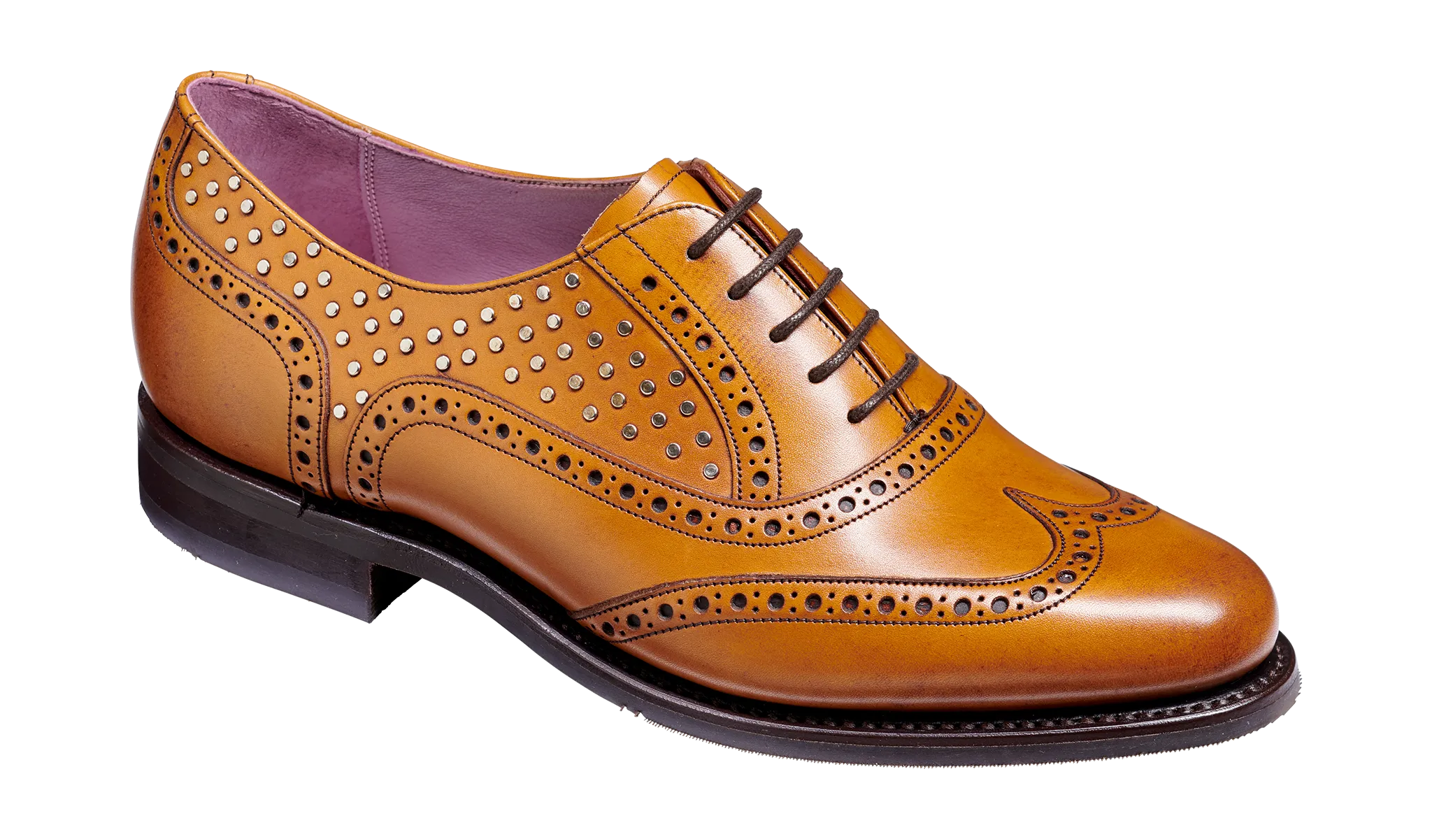 Freya - Cedar Calf / Studs Long-Lasting Comfort Urban Walking Shoes