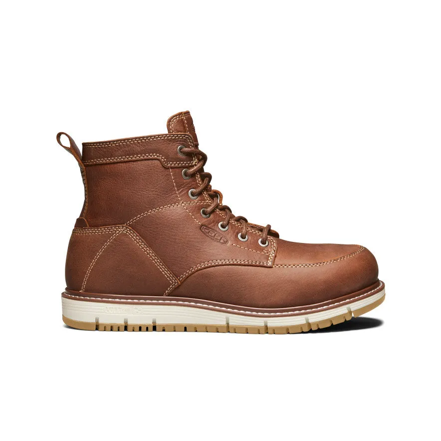 Water-Resistant Protection Men's San Jose 6" Boot (Aluminum Toe)  |  Gingerbread/Gum