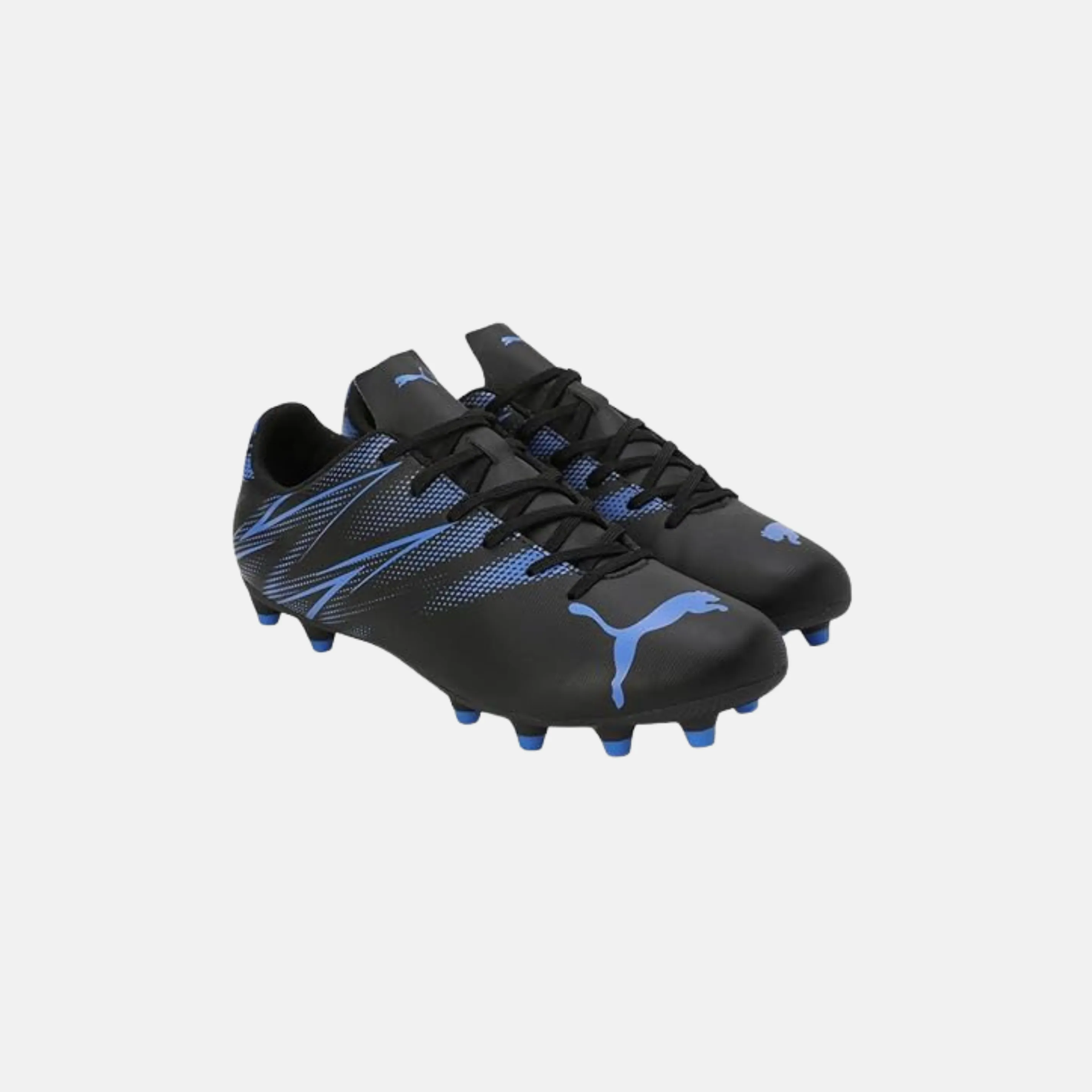 All Purpose PUMA Men??s ATTACANTO FG/AG Football Shoe ?C Black-Bluemazing