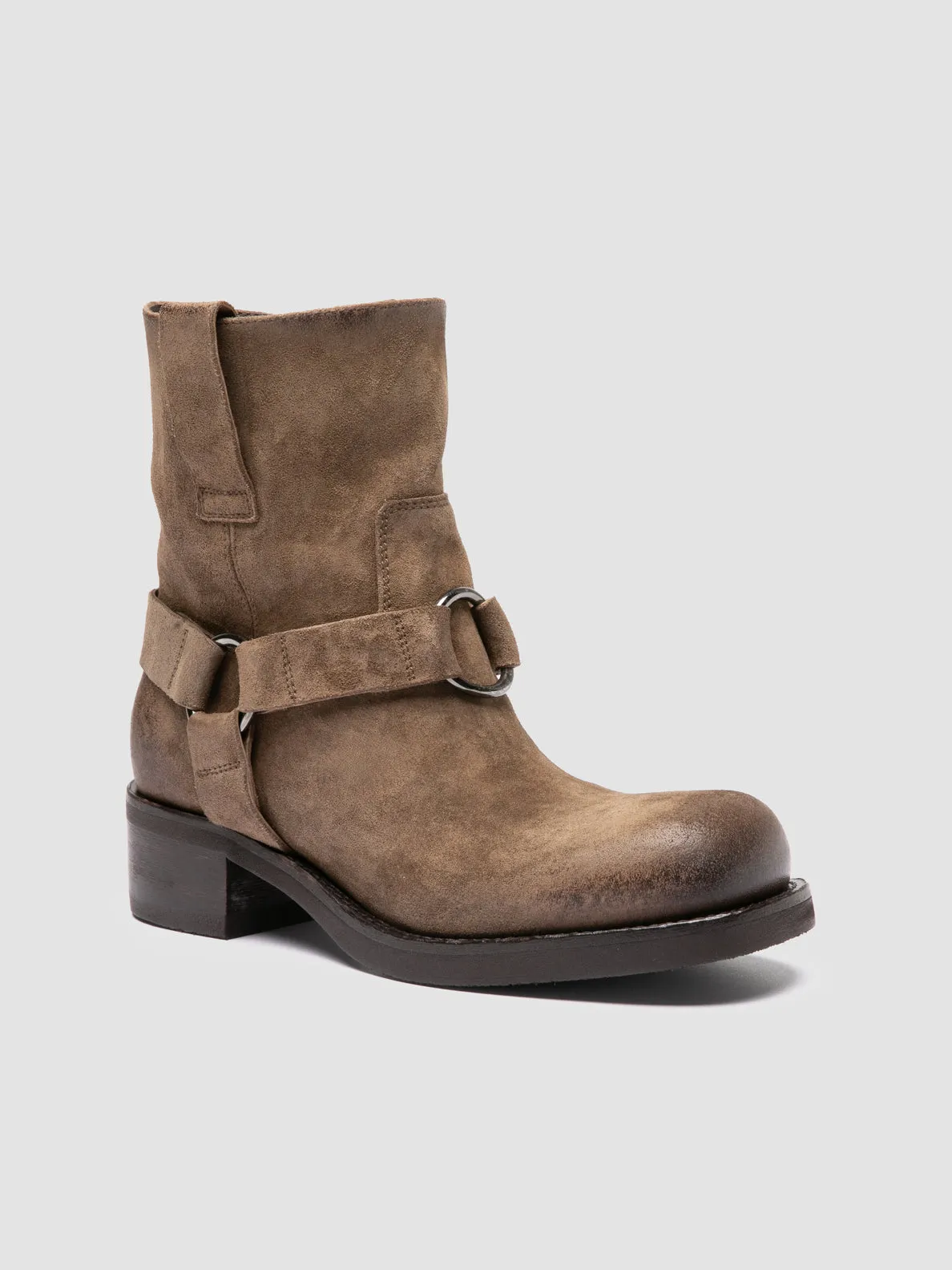 DANA 003 - Taupe Suede Pull-On Boots Kids Play