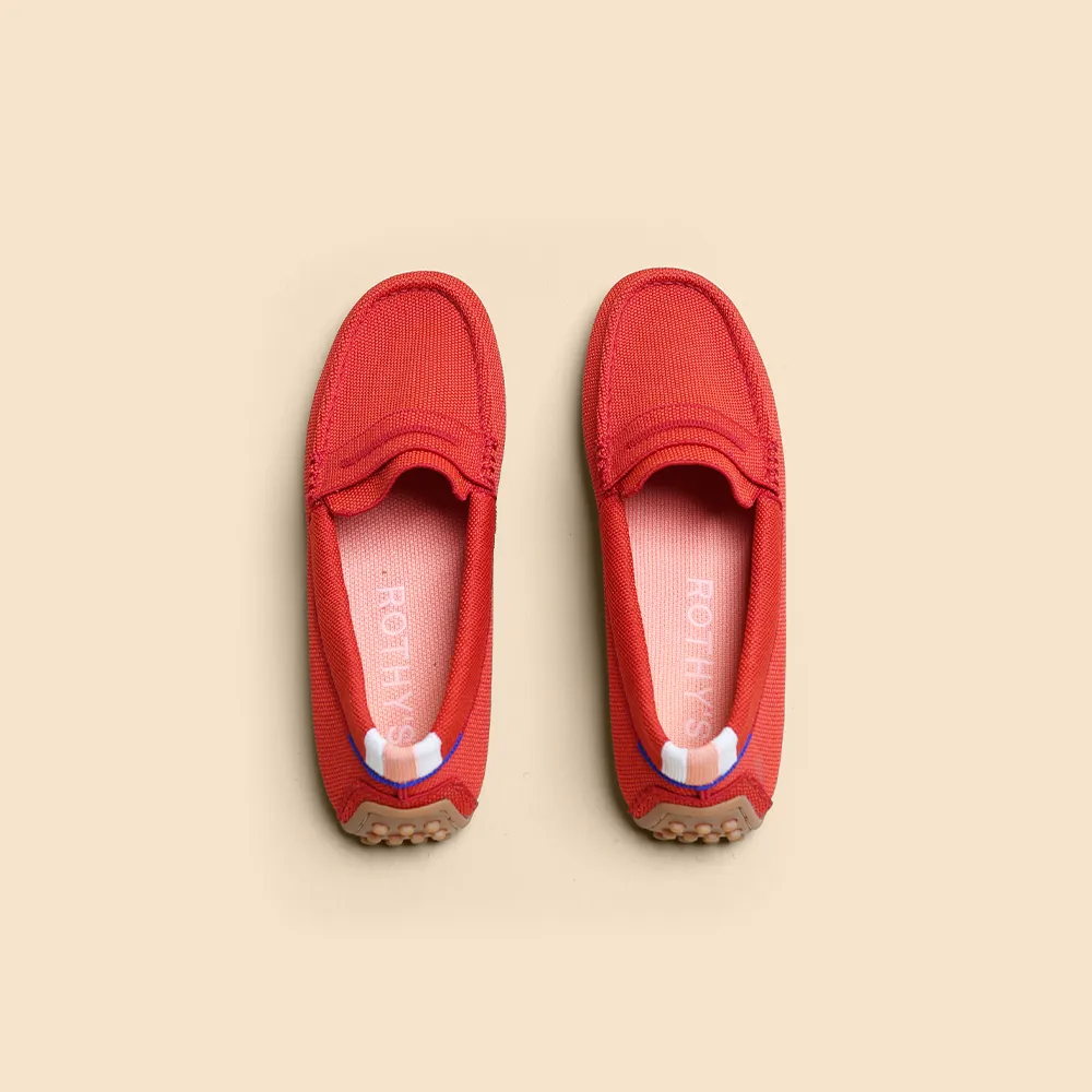 Path Smooth Rothy -  Men - The Driving Loafer - Orange