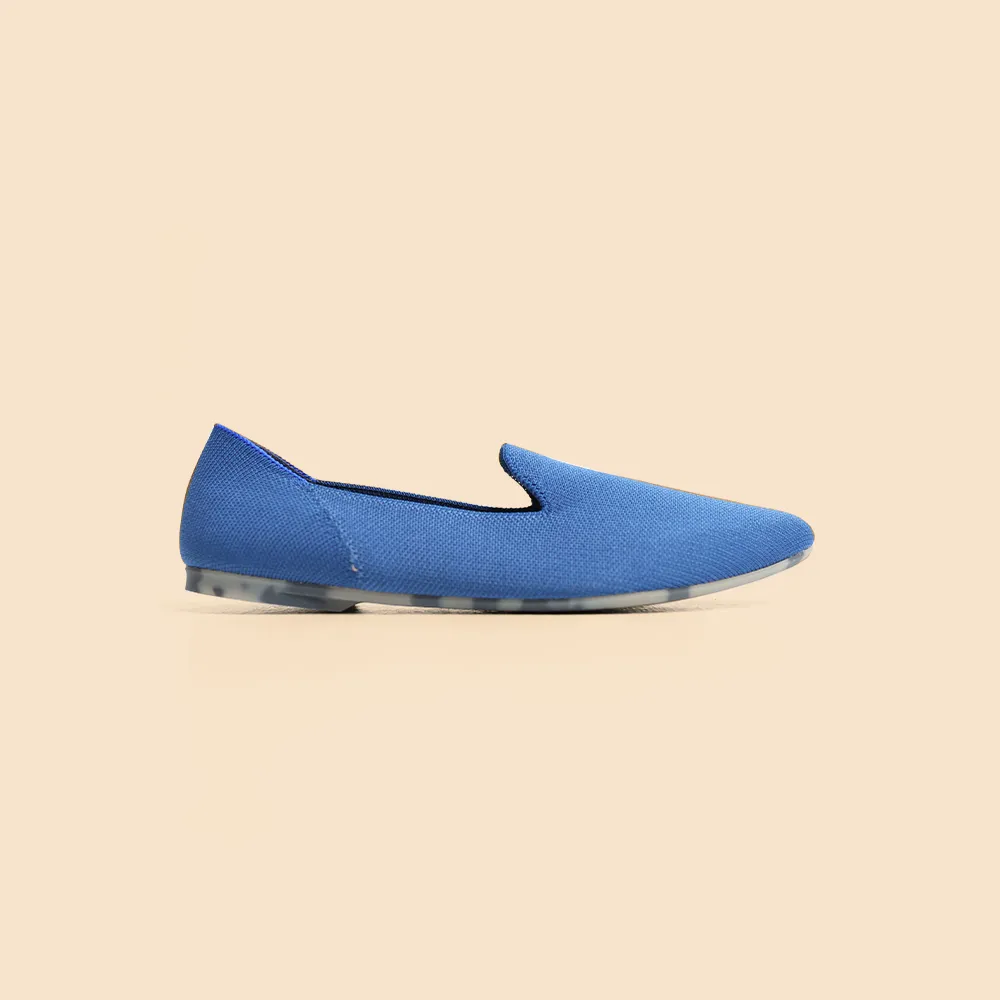 Rothy - Women - The Loafer - Azure Blue Path Wide