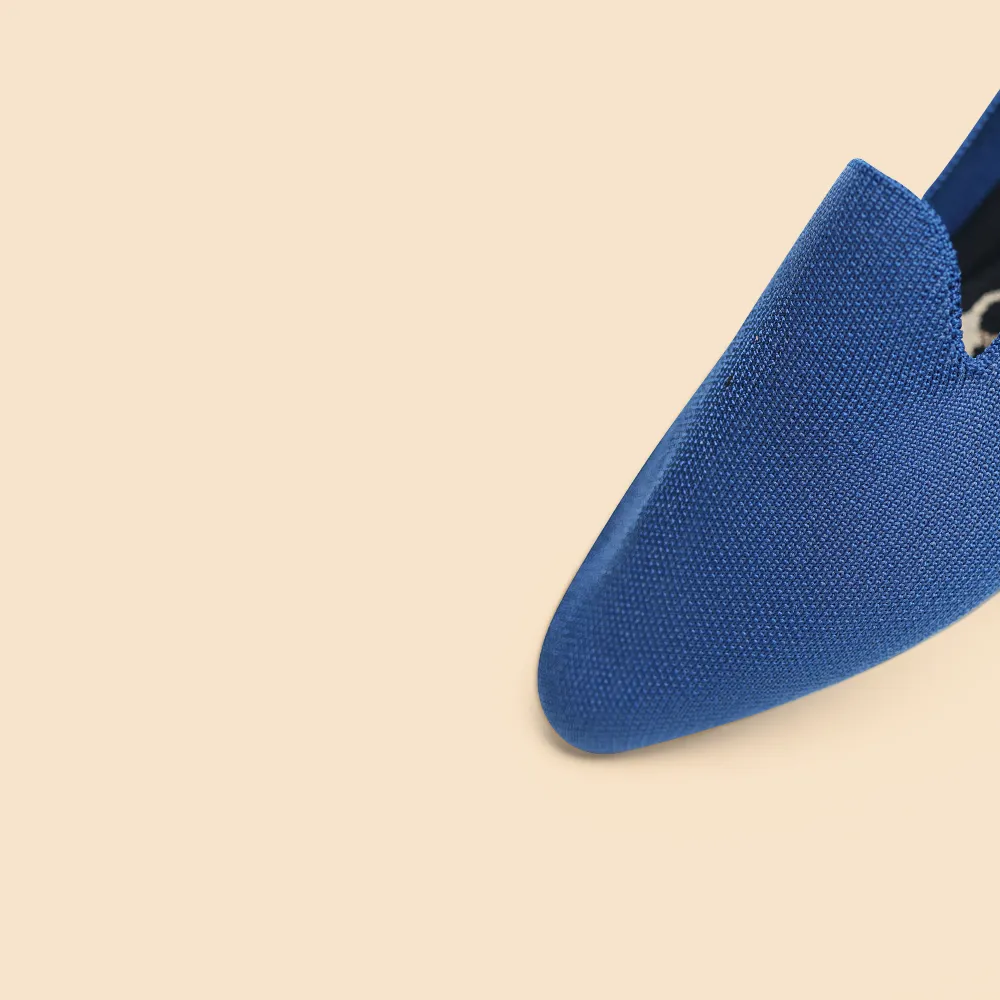 Rothy - Women - The Loafer - Azure Blue Safe Pace Everyday Comfort