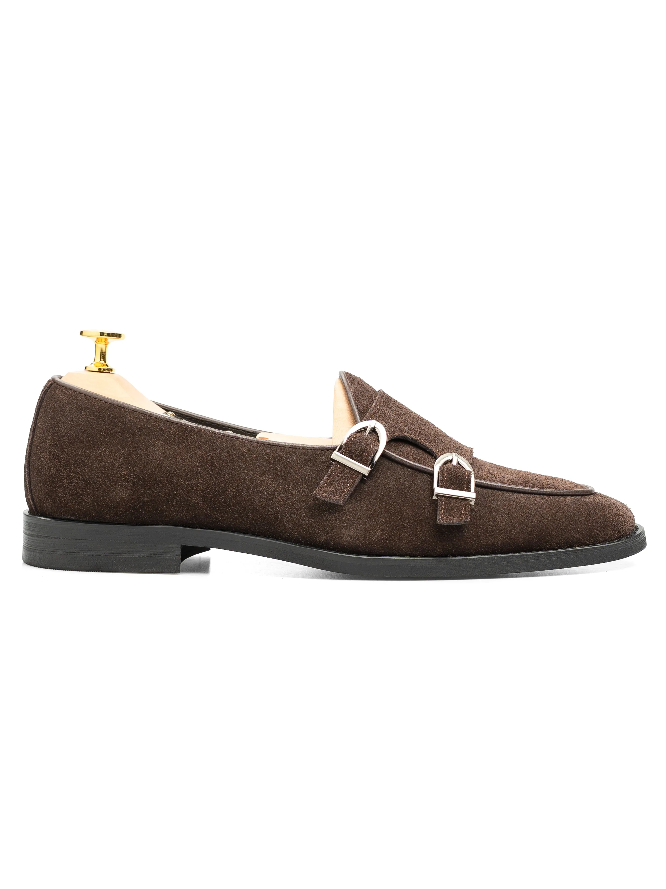 Bellmonk Loafer - Tobacco Brown Suede Premium materials Lightweight Shoes