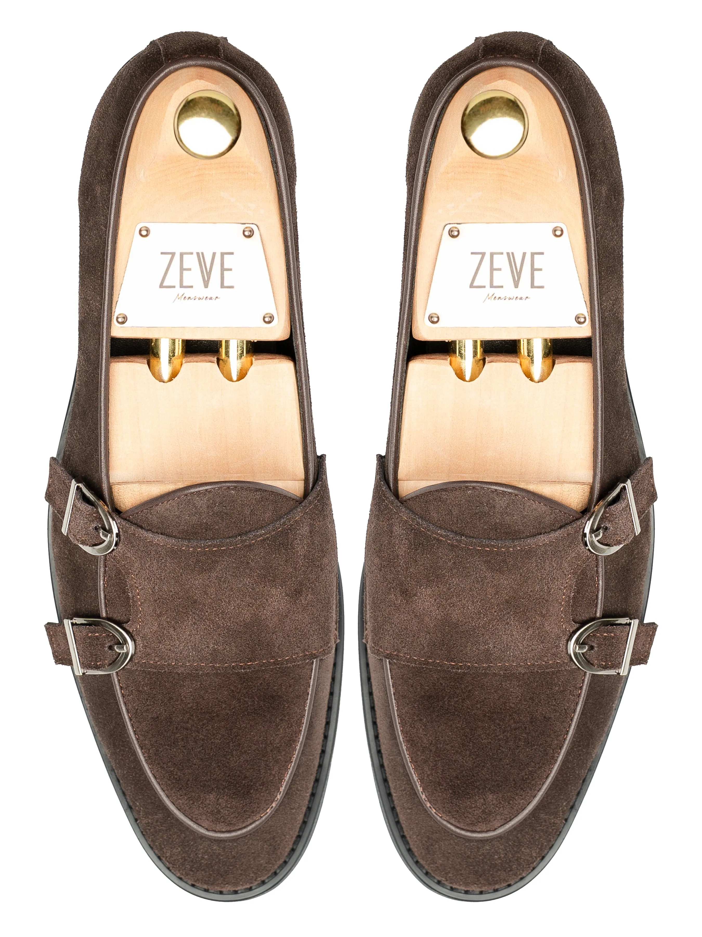 Bellmonk Loafer - Tobacco Brown Suede True Firm Foot Firm
