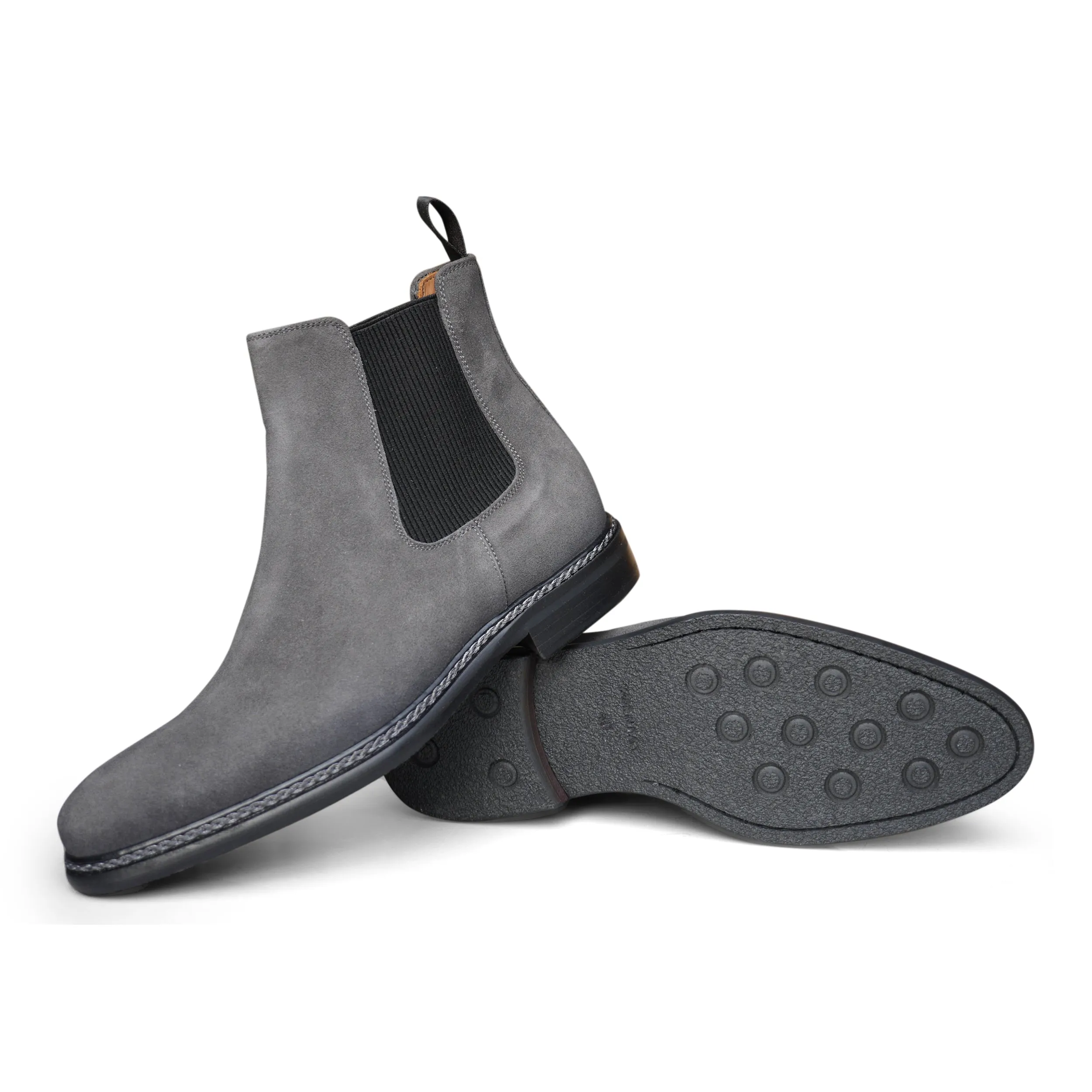 T590 - Velour Antracite Street-Ready Boots