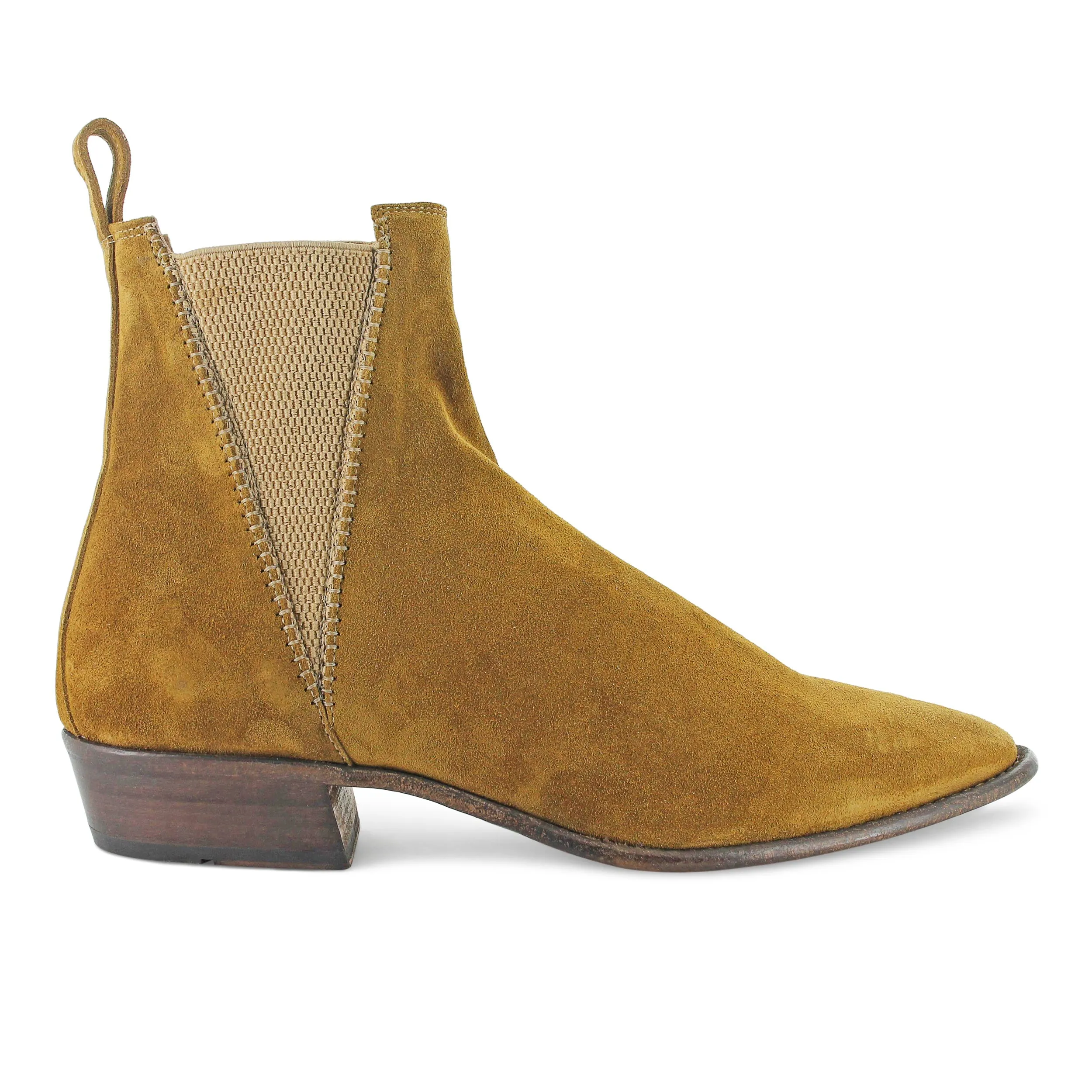 EE02A - Softy Caramel Leather Essentials Layering Boots