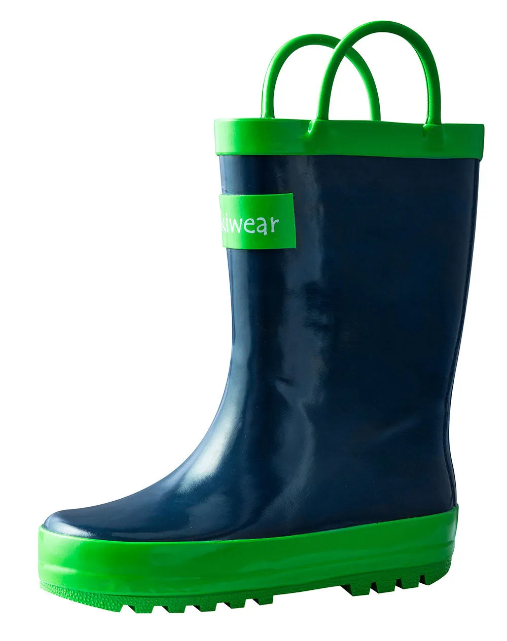 Active Comfort Loop Handle Boots, Navy & Green (Adult)