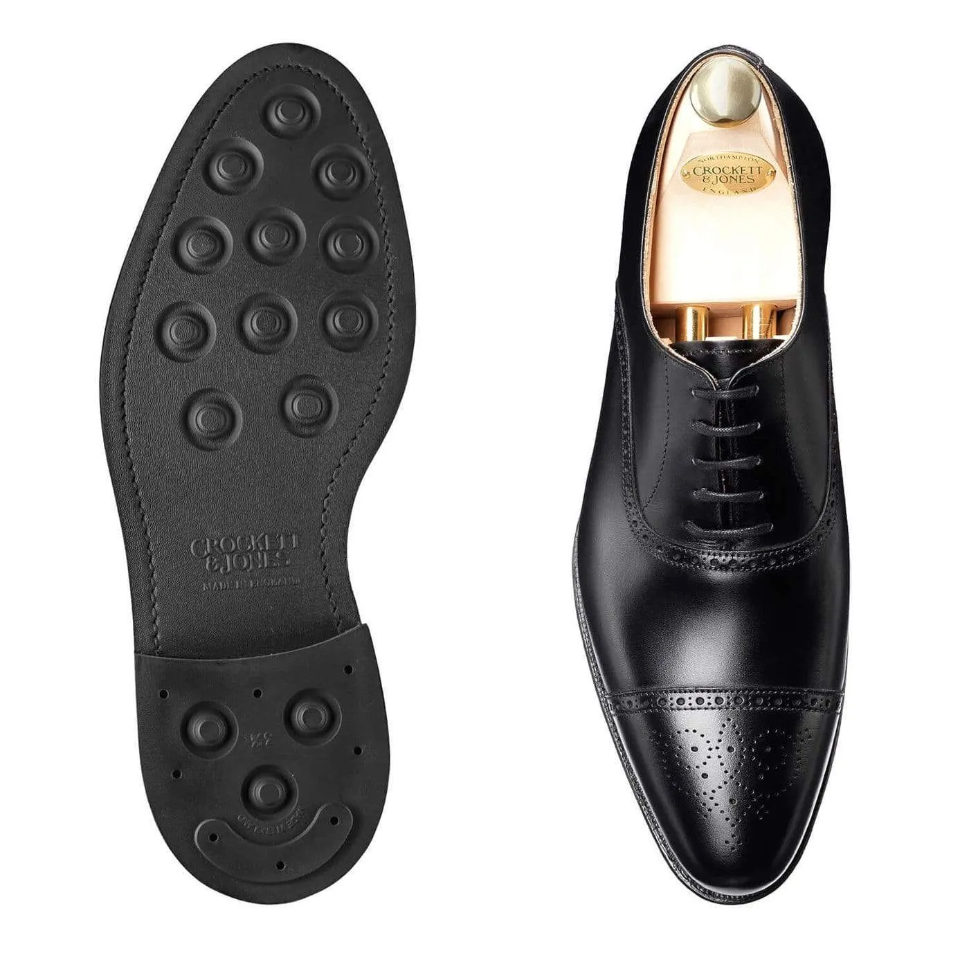 Versatile Comfort Stitch Design Malton Black Calf