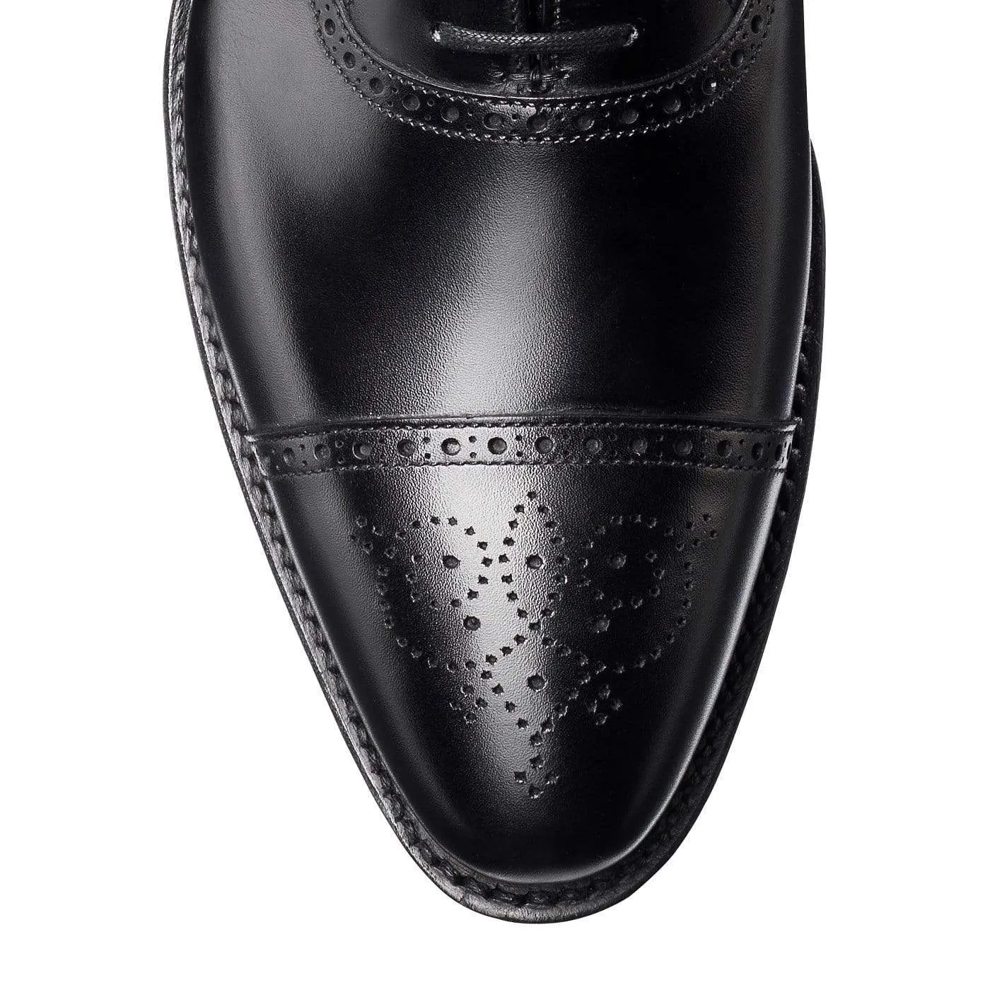 Comfortable Arch Everyday Wear Malton Black Calf