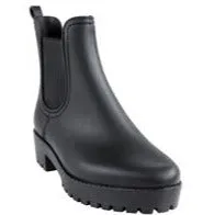 All Weather Boots Ladies Solid Matte Jodhpur Jelly Rain Boot