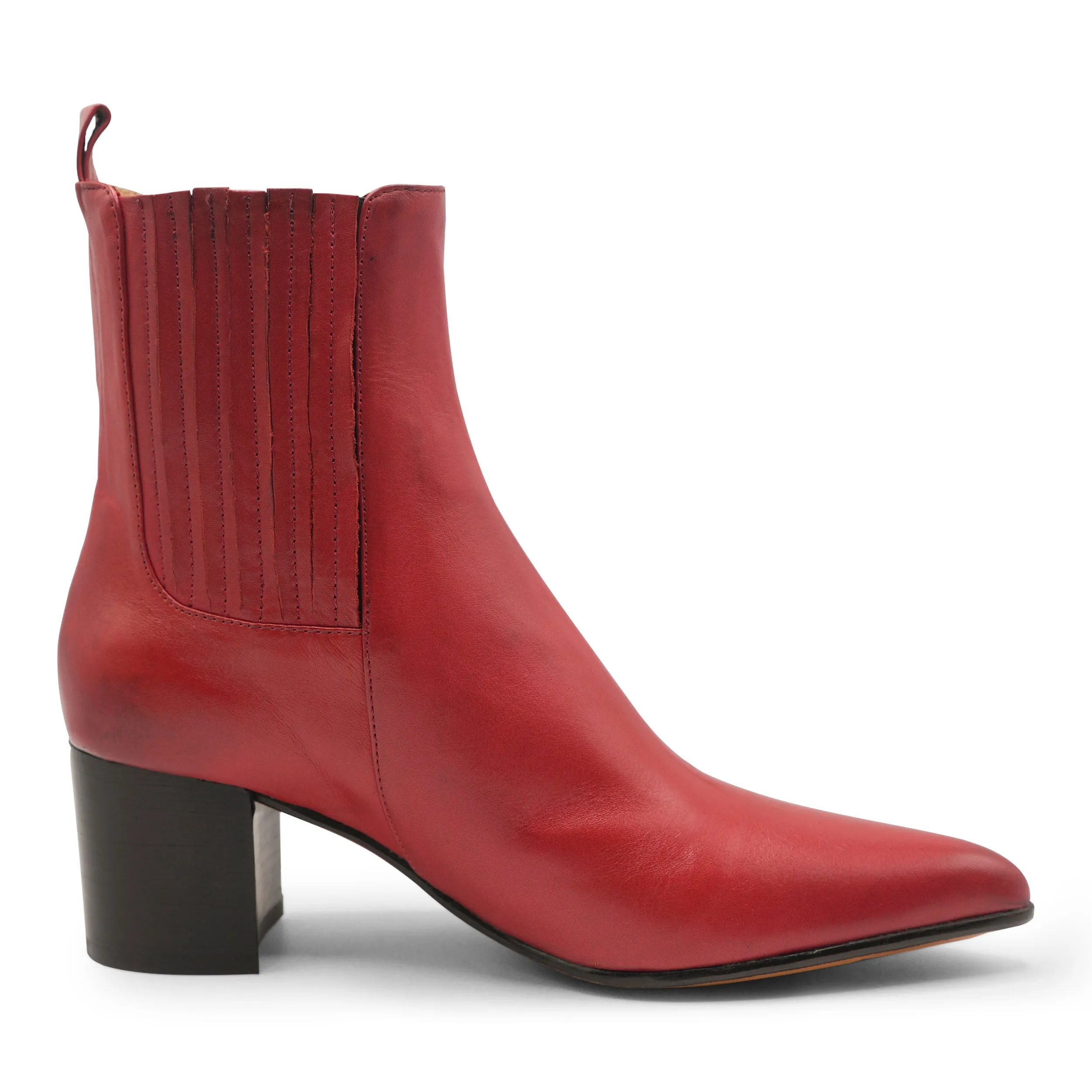 Street Market VW13B - Soft Nappa Red Chelsea