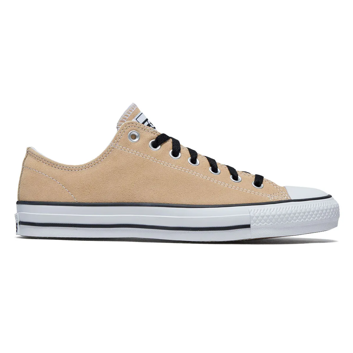 Converse Chuck Taylor All Star Pro Suede Ox Shoes - Coastal Dune/White/Black Advanced Cushioning Easy Lace