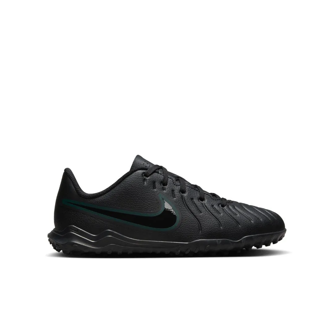 Secure Collar Jr. Tiempo Legend 10 Club (Turf) Soccer Shoes