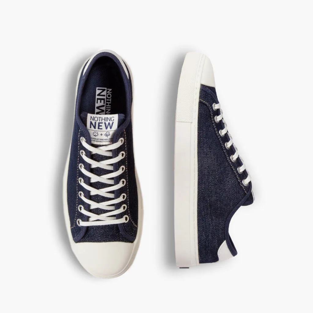 Modern Edge Sun Day Men's Classic Low Top | Indigo x Off-White