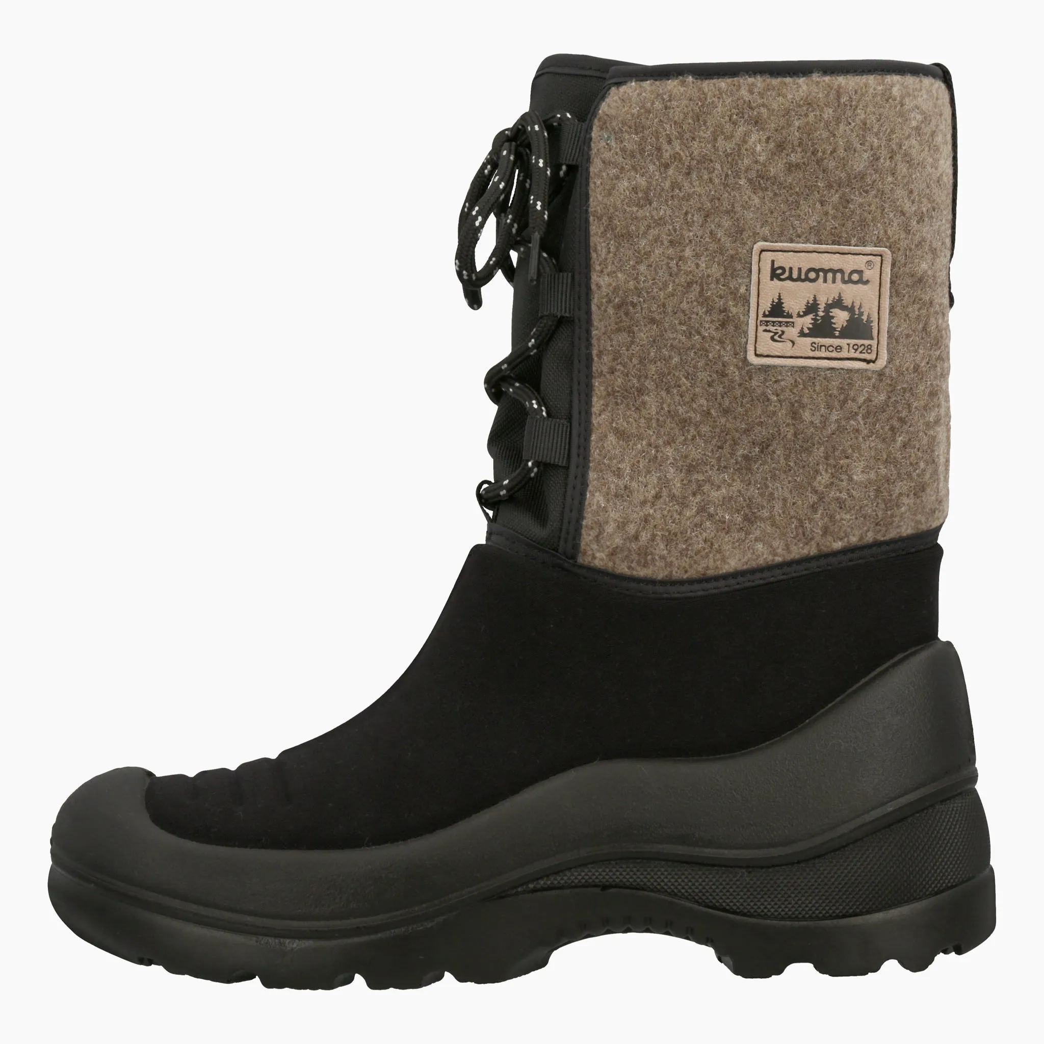 Cold Hiking Boots Winter boots Lumitarina felt, Brown