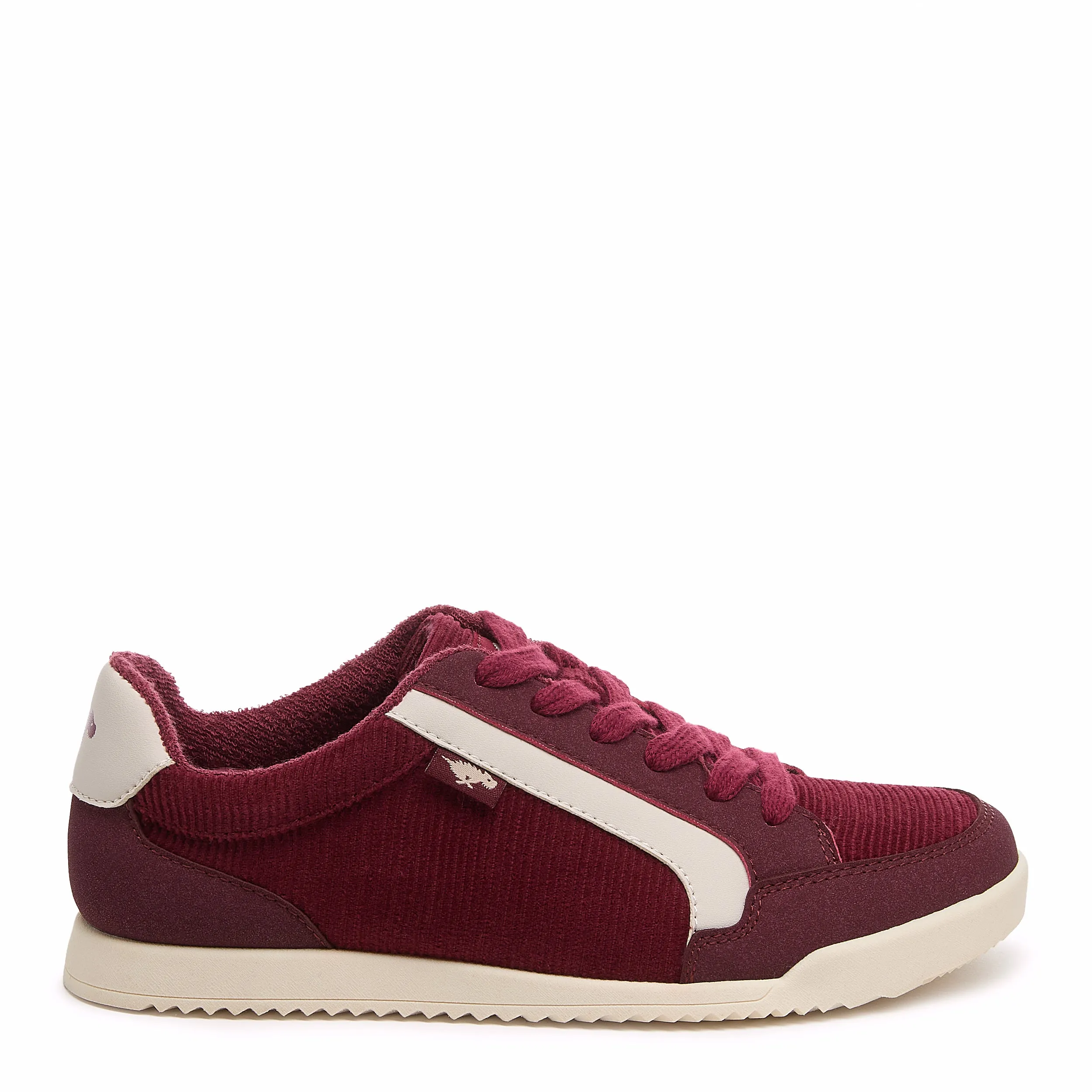 Easy Going Bolt Burgundy Corduroy Sneakers