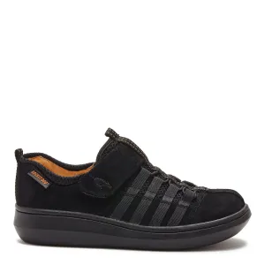 Padded Touch Relaxed Walk Stoker Nubuck Black Sneaker