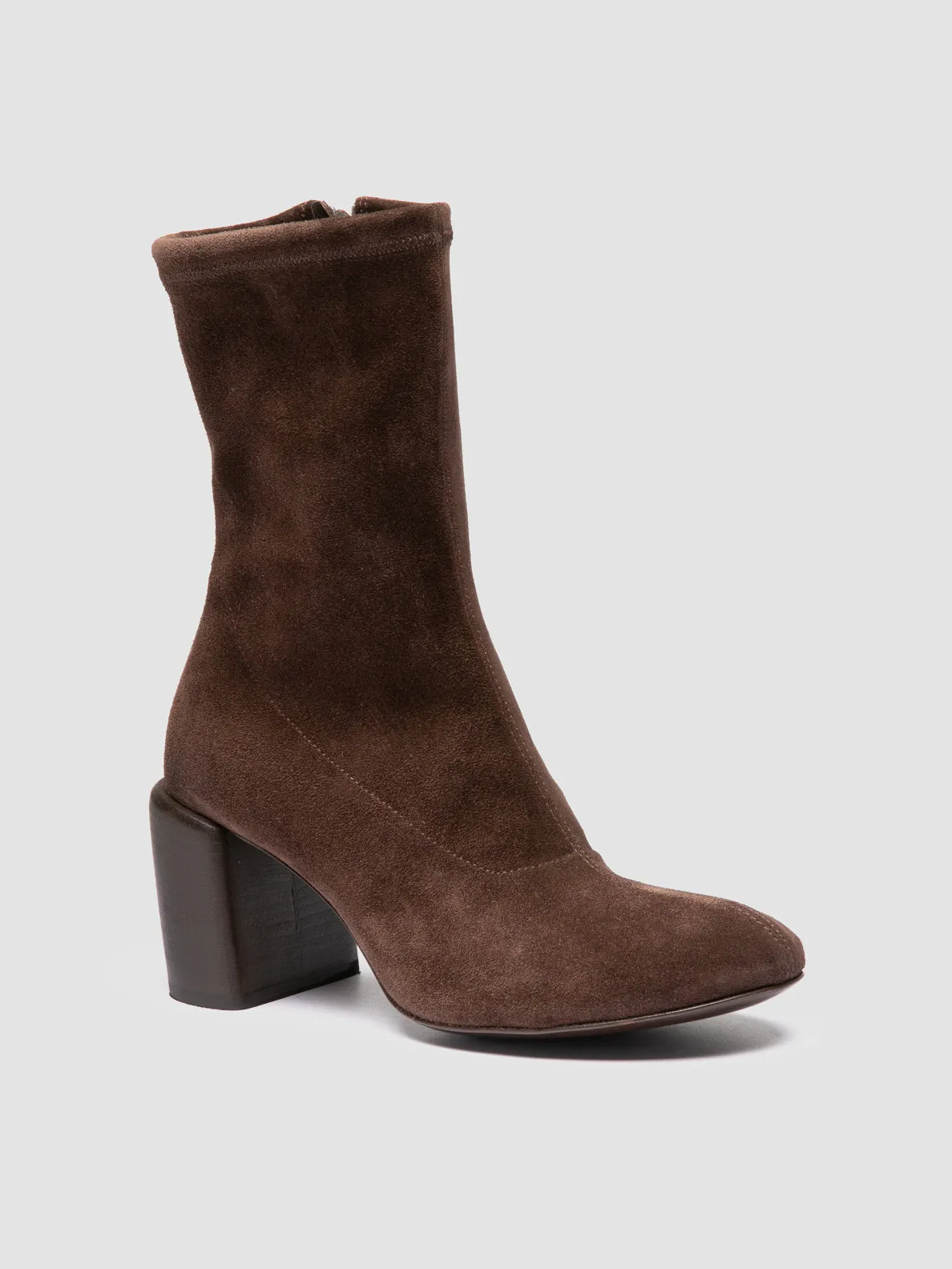 ergonomic FELICIA 011 - Brown Suede Zipped Boots
