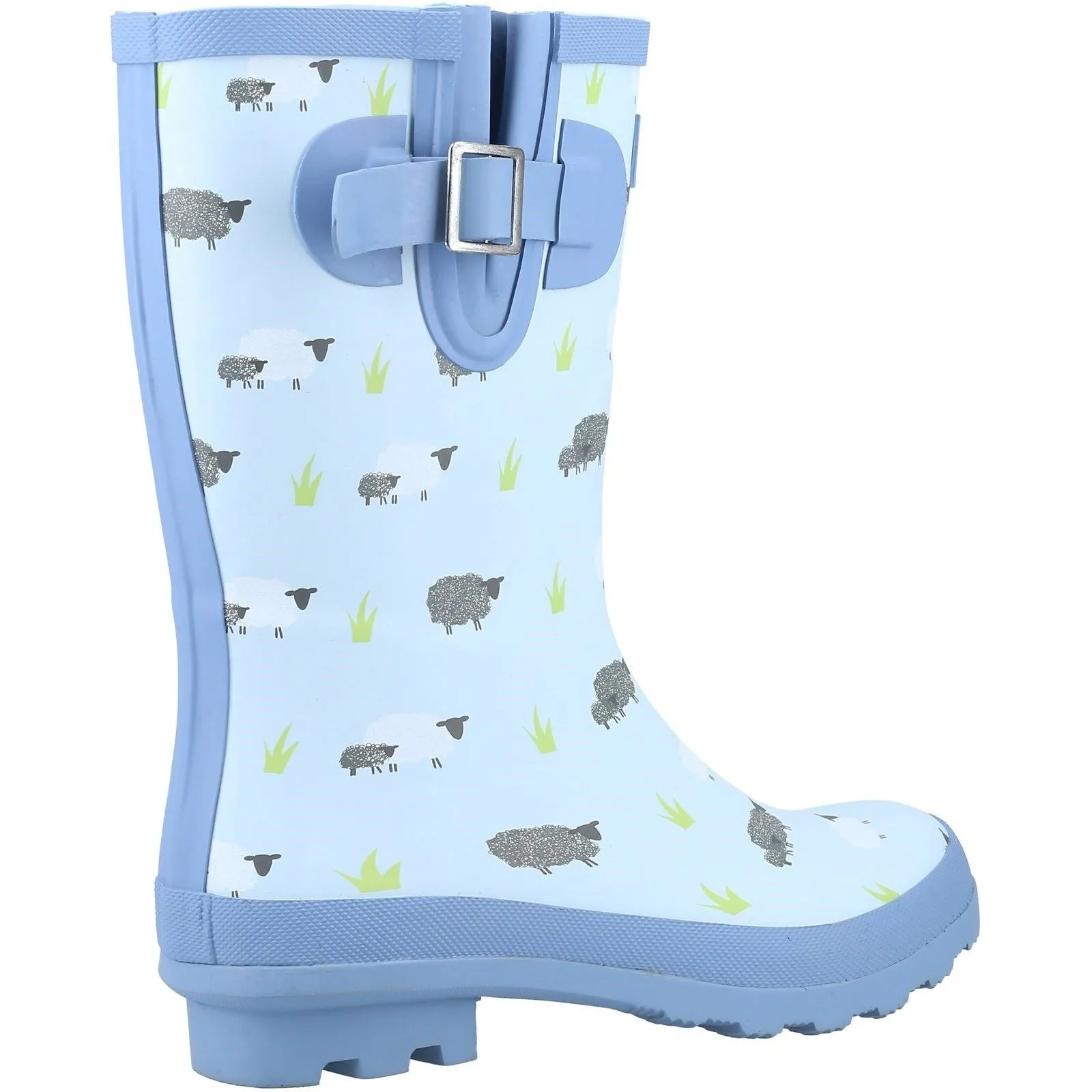 Cotswold Womens Farmyard Mid Wellington Sheep Chilly Comfort Fit Chilly Comfort Protection