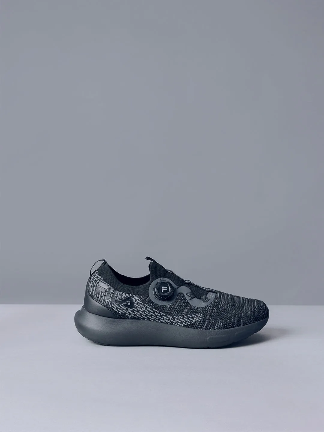 Fila MEN BLACK EASE DAPRO Shoes Zip Fast
