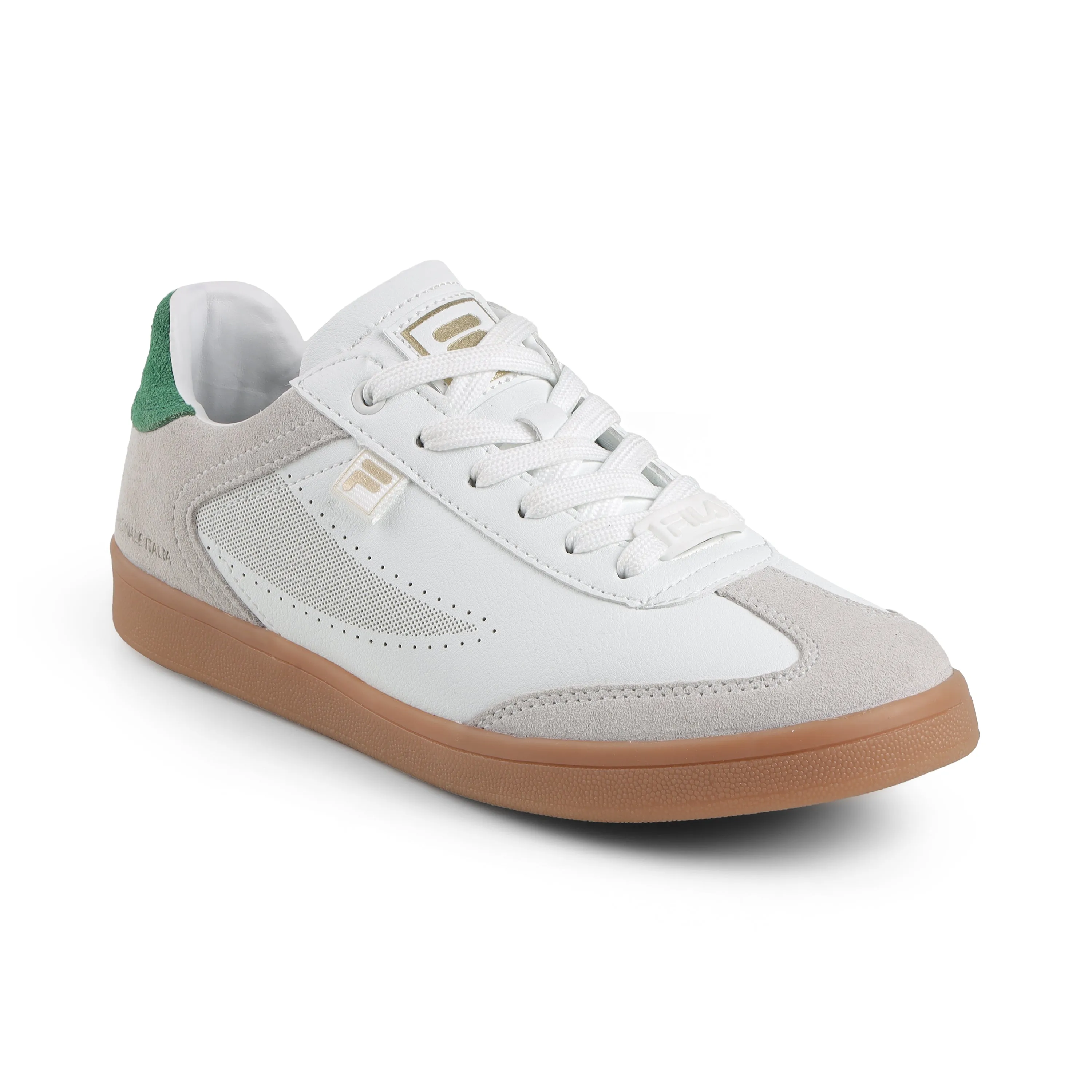Fila MEN WHITE ASHER SUEDE Shoes Walking Meadow Glow