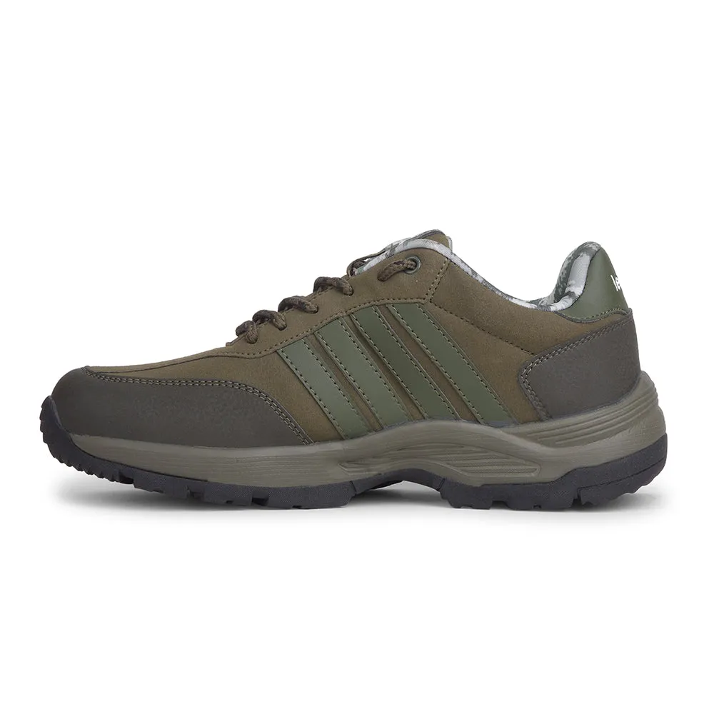 Durable Step Comfortable fit Leap7x Casual Olive Green Lacing Trekking Shoes For Mens COLUMBIA6E By Liberty