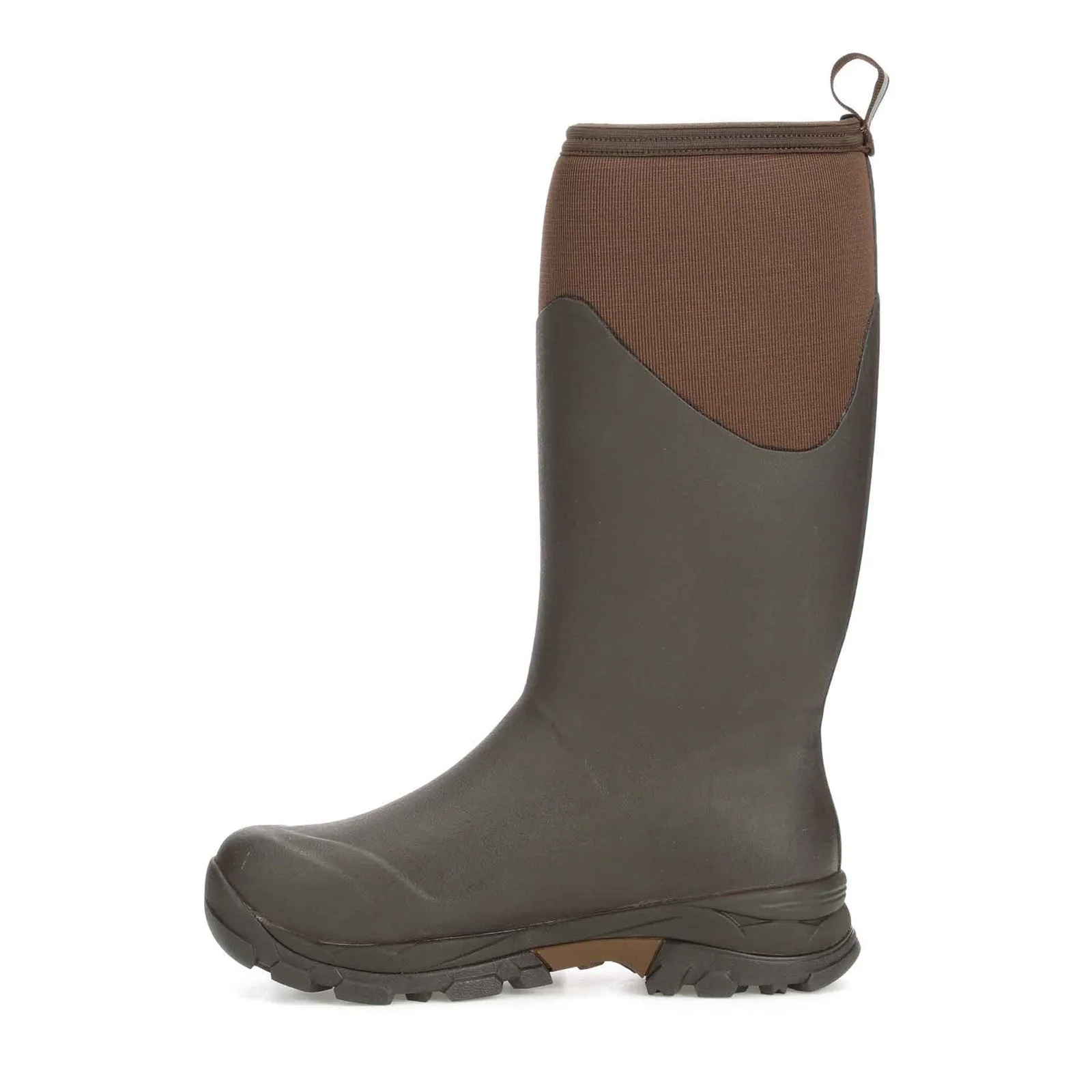 Rugged Wear Muck Boots Mens Arctic Ice Tall Wellingtons Brown