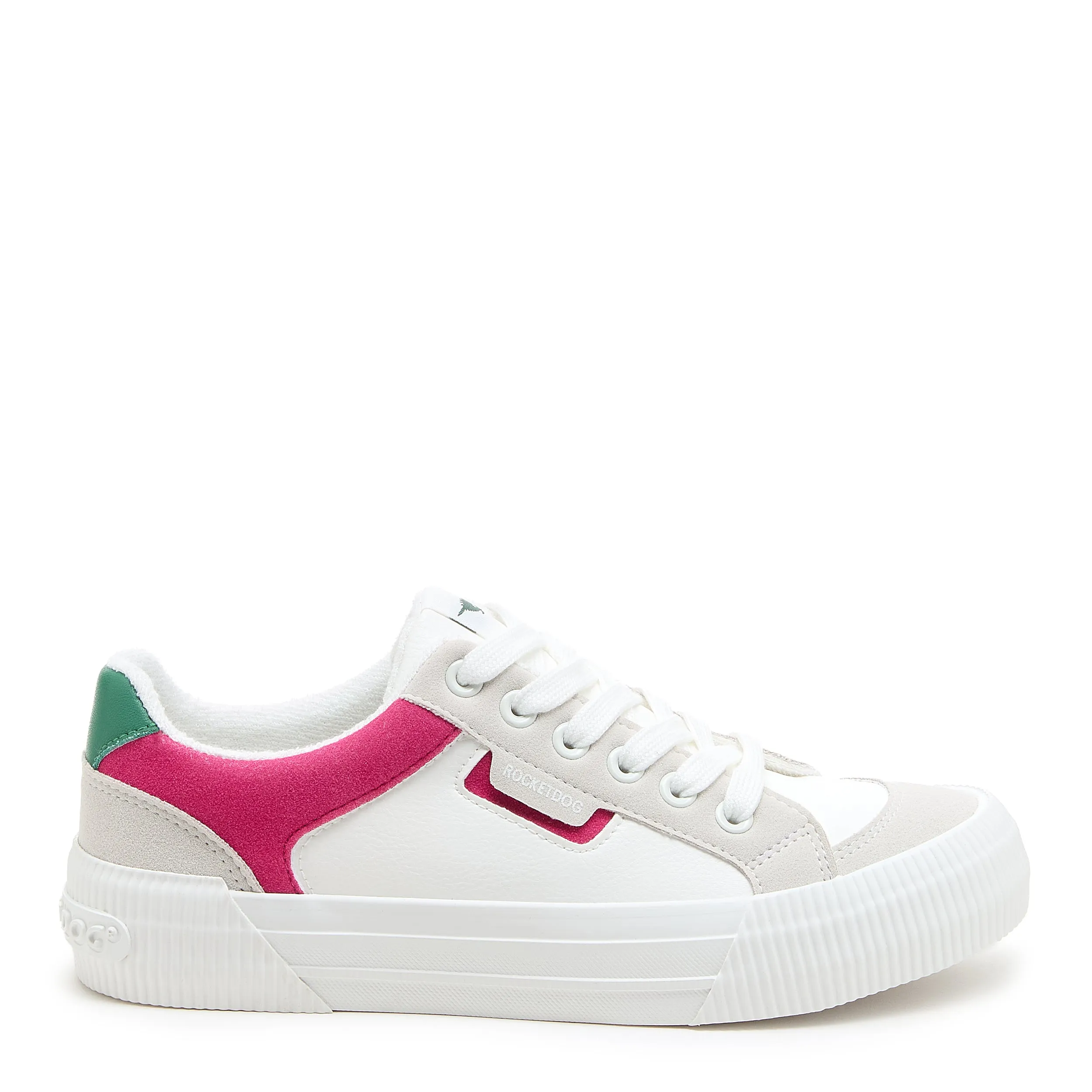 Cheery Fuchsia Color Block Sneaker Weekend Ready