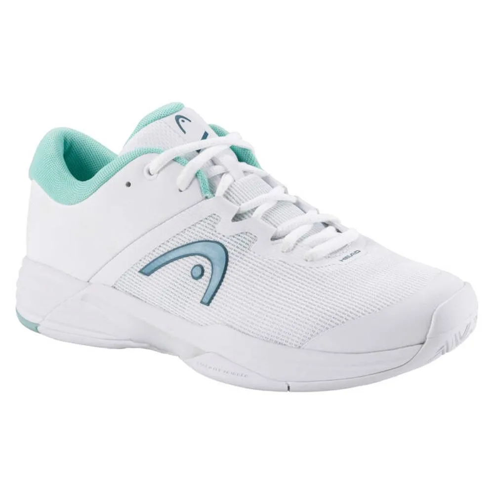 Leisure Activity Head Revolt Evo 2.0 Women's Tennis Shoe (White/Turquoise)